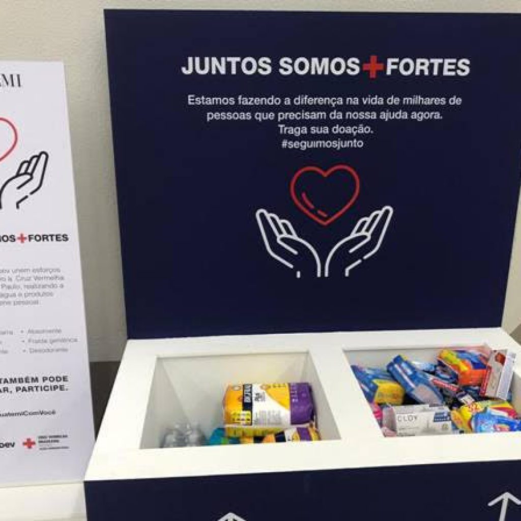 Doações Iguatemi Campinas em parceria com a Cruz Vermelha - Covid 19